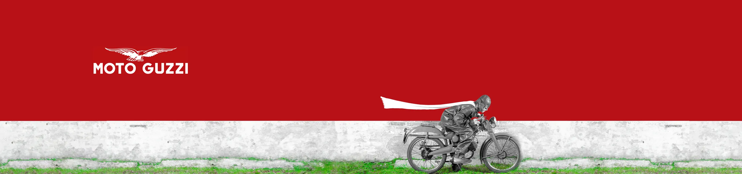 Moto Guzzi - Včera a dnes. Ilustračný obrázok k výstave