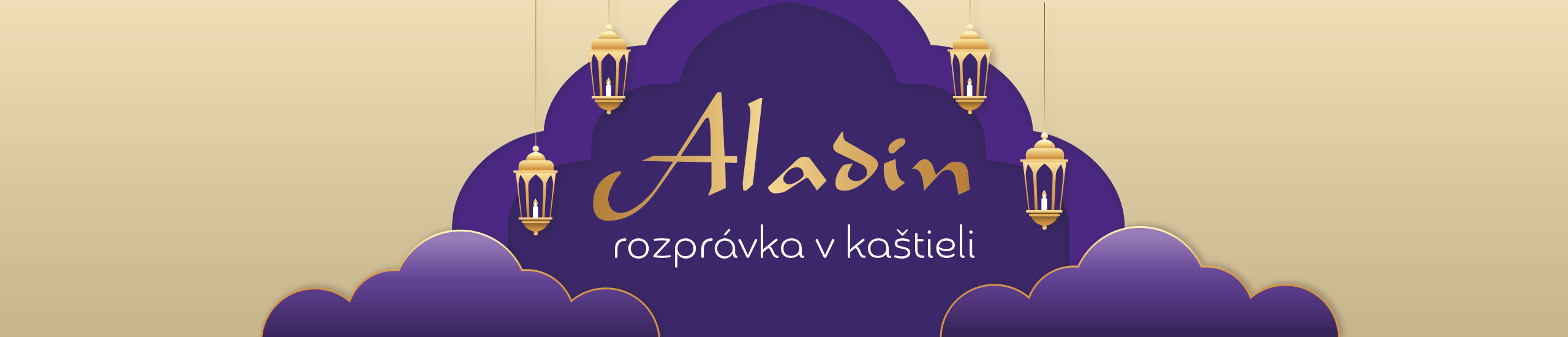 Aladin - interaktívna rozprávka v kaštieli a letohrádku Dardanely 2025