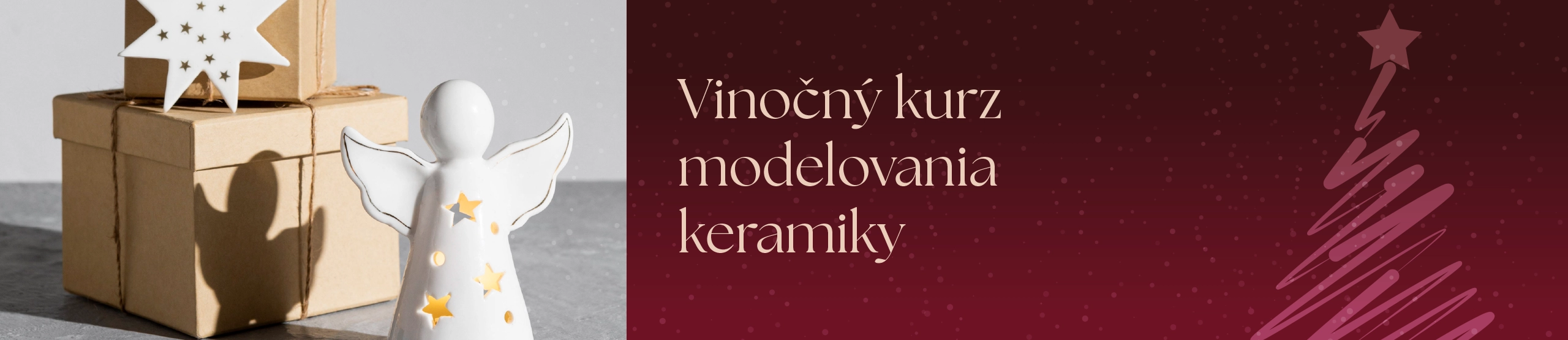 Vianočný kurz modelovania keramiky