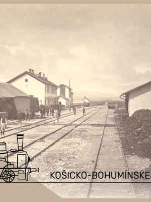 Plagát k výstave - 150 rokov Košicko-bohumínskej železnice