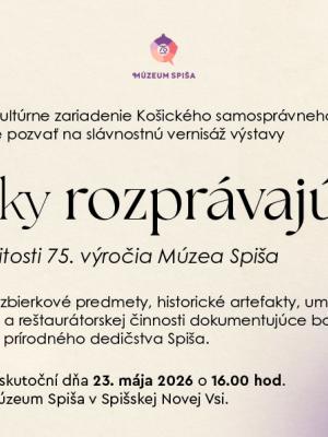 Pozvánka na vernisáž výstavy. Autor: Ing. Vladimír Krempaský