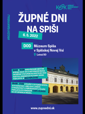 Župné dni na Spiši – program Múzea Spiša