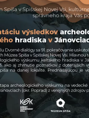 Pozvánka na podujatie. Autor V. Krempaský.