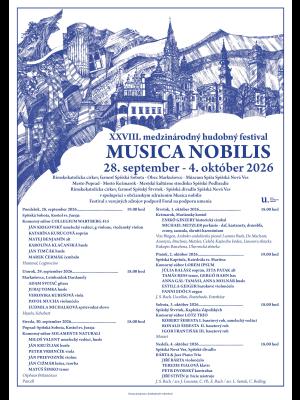 Musica Nobilis 2026 Plagát podujatia