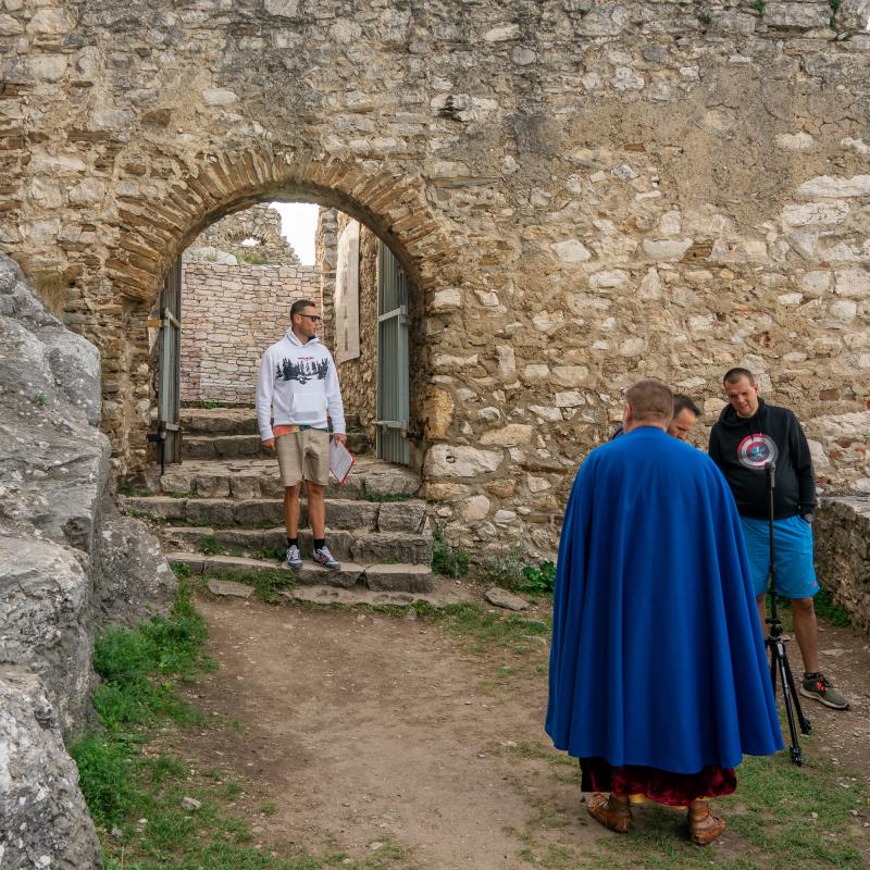 Dokumentačné fotografie z natáčania filmu a videí v rámci projektu Múzeum v pohybe a obraze