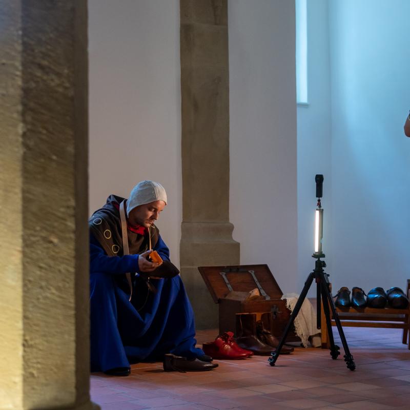 Dokumentačné fotografie z natáčania filmu a videí v rámci projektu Múzeum v pohybe a obraze